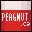 A small square in the style of Calgary's welcome sign, reading Peagnut.ca.